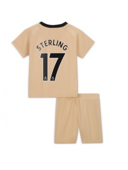 Chelsea Raheem Sterling #17 Ausweichtrikot für Kinder 2022-23 Kurzarm (+ Kurze Hosen)